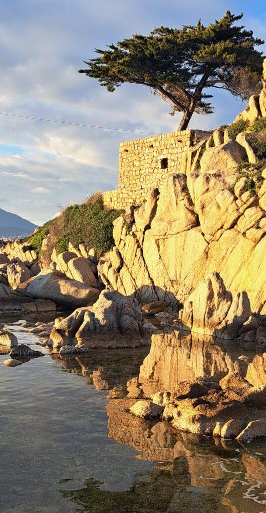 Presqu'île Isolella sur la rive sud du golfe d'Ajaccio